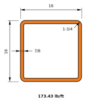 HSS 16x16x0.875
