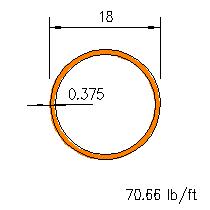 HSS 18x0.375