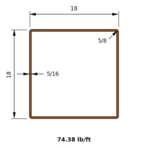 HSS 18x18x0.3125