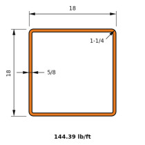 HSS 18x18x0.625