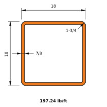 HSS 18x18x0.875