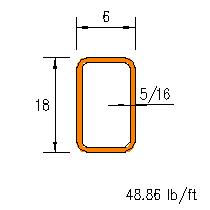 HSS 18x6x0.3125