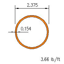 HSS 2.375x0.154