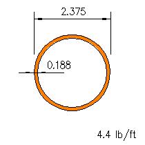 HSS 2.375x0.188