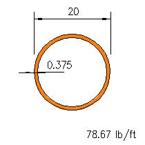 HSS 20x0.375