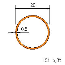 HSS 20x0.500