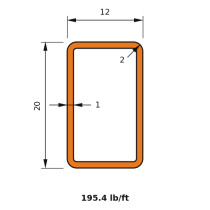 HSS 20x12x1