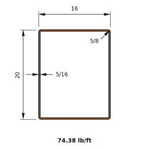 HSS 20x16x0.3125