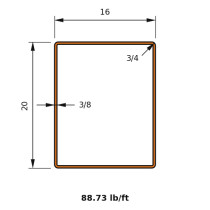 HSS 20x16x0.375
