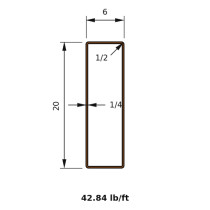HSS 20x6x0.250