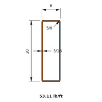 HSS 20x6x0.3125