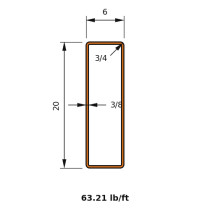 HSS 20x6x0.375