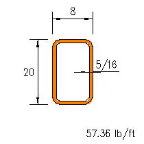 HSS 20x8x0.3125