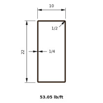 HSS 22x10x0.250