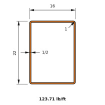 HSS 22x16x0.500