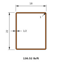 HSS 22x18x0.500