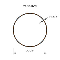 HSS 24x0.313