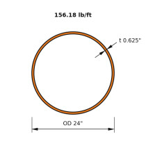 HSS 24x0.625