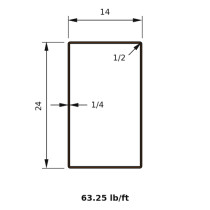 HSS 24x14x0.250