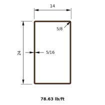 HSS 24x14x0.3125
