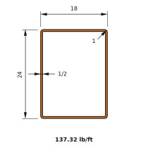 HSS 24x18x0.500