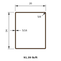 HSS 24x20x0.3125