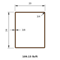 HSS 24x20x0.375