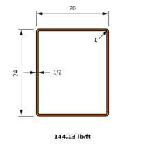 HSS 24x20x0.500