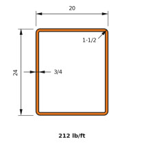 HSS 24x20x0.750