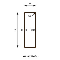 HSS 24x8x0.3125