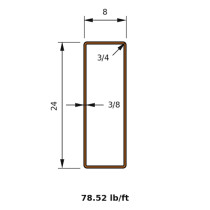 HSS 24x8x0.375