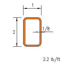 HSS 2x1x0.125