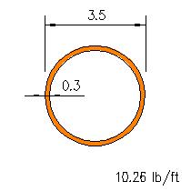 HSS 3.5x0.300