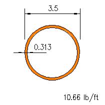 HSS 3.5x0.313