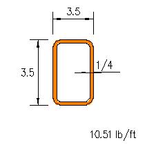 HSS 3.5x3.5x0.250