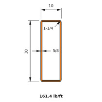 HSS 30x10x0.625