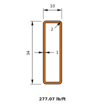 HSS 34x10x1