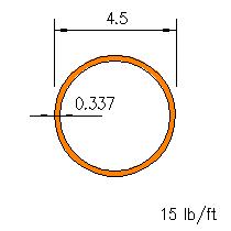 HSS 4.5x0.337