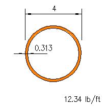 HSS 4x0.313