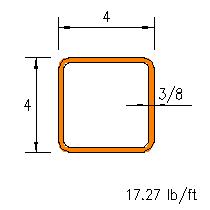 HSS 4x4x0.375