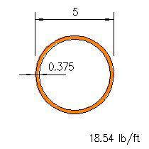 HSS 5x0.375