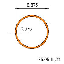 HSS 6.875x0.375