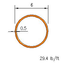 HSS 6x0.500