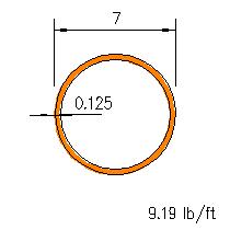 HSS 7x0.125