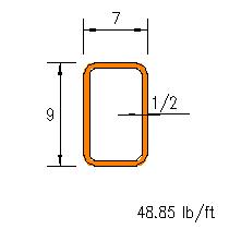 HSS 9x7x0.500