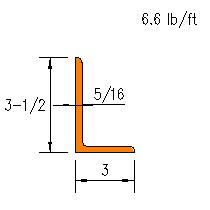 L 3.5x3x0.3125