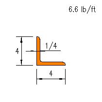 L 4x4x0.250