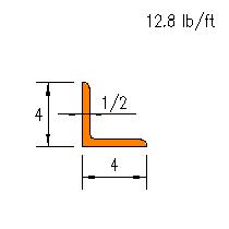 L 4x4x0.500