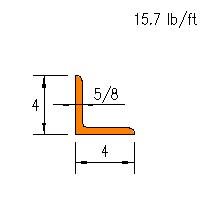 L 4x4x0.625