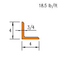 L 4x4x0.750